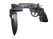 Couteau Python Noir lame 10 cm