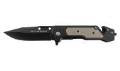 Couteau pliant Stinger Bora ST2 Lame 9,7cm avec coupe-ceinture/clip