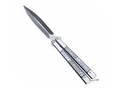 Couteau papillon gris