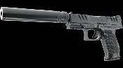 Walther Kit PDP Compact 4'' BK SPRING + Mag 100bb+silencieux 0.5J