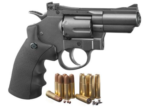 Crosman SNR357 Revolver 4.5mm Dual Power (.177) Plombs/BB Co2 <3J