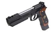 WE M92 Samuraï Edge BioHazard B. Burton 6mm Noir GBB Full Metal 0.9J