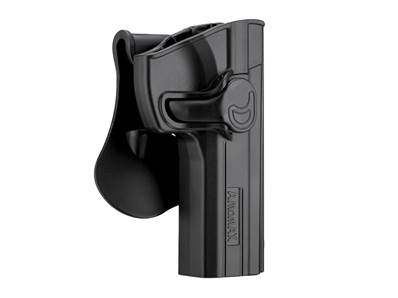 Amomax Holster polymère rotatif CZ75 SP-01 Noir rétention active