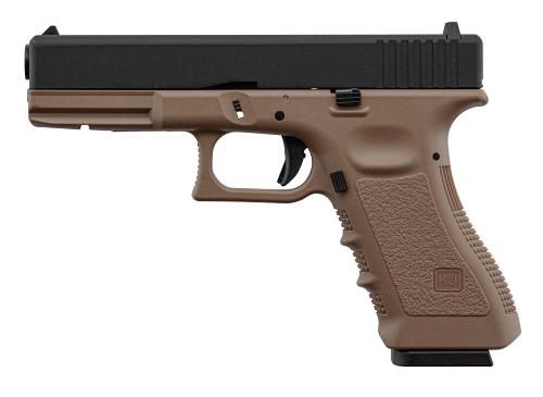 KJ Works Pistolet KP-17 Gaz BlowBack Full Metal Tan 0.8J