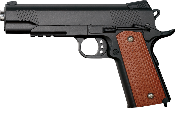 The Equalizers Pistolet à ressort 1911Tactical Culasse Métal <0.5J