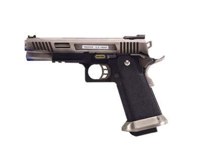 WE Hi-Capa 5.1 Silver "T-Rex" GAZ Blowback 0.9J