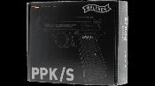 Walther PPK/S 4.5mm (.177) bb Noir Métal Co2 Blowback 1.3J