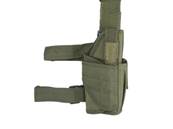 Guerilla Tactical Holster de cuisse vertical Olive