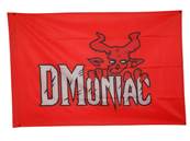 DMoniac Drapeau DMoniac Tactical 144x96cm Fond Rouge