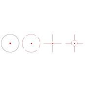 Victoptics Point rouge Métal Noir