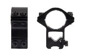 VECTOR OPTICS Anneaux de montage bas (x2) 25.4x18x11mm Rail 11mm