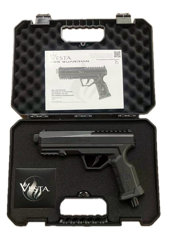 Vesta P68 Guardian - mallette ouverte