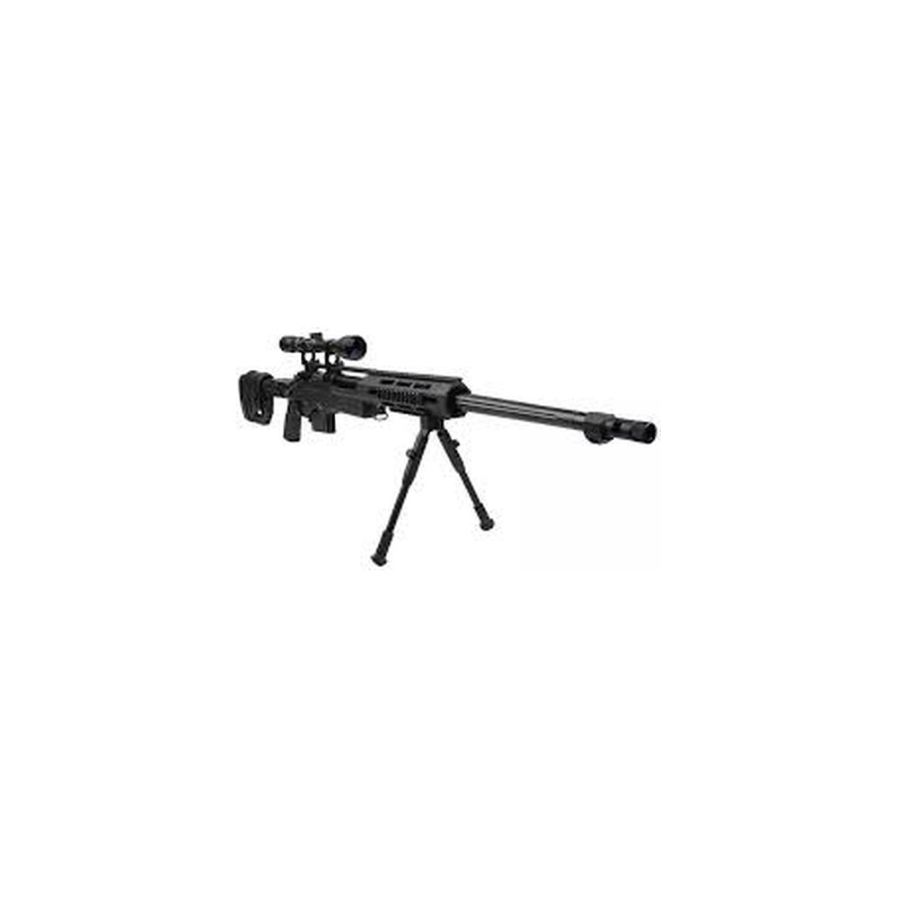 [WMB4411D] Well MB4411D Fusil à ressort Sniper avec lunette et bipied OD 1.9J