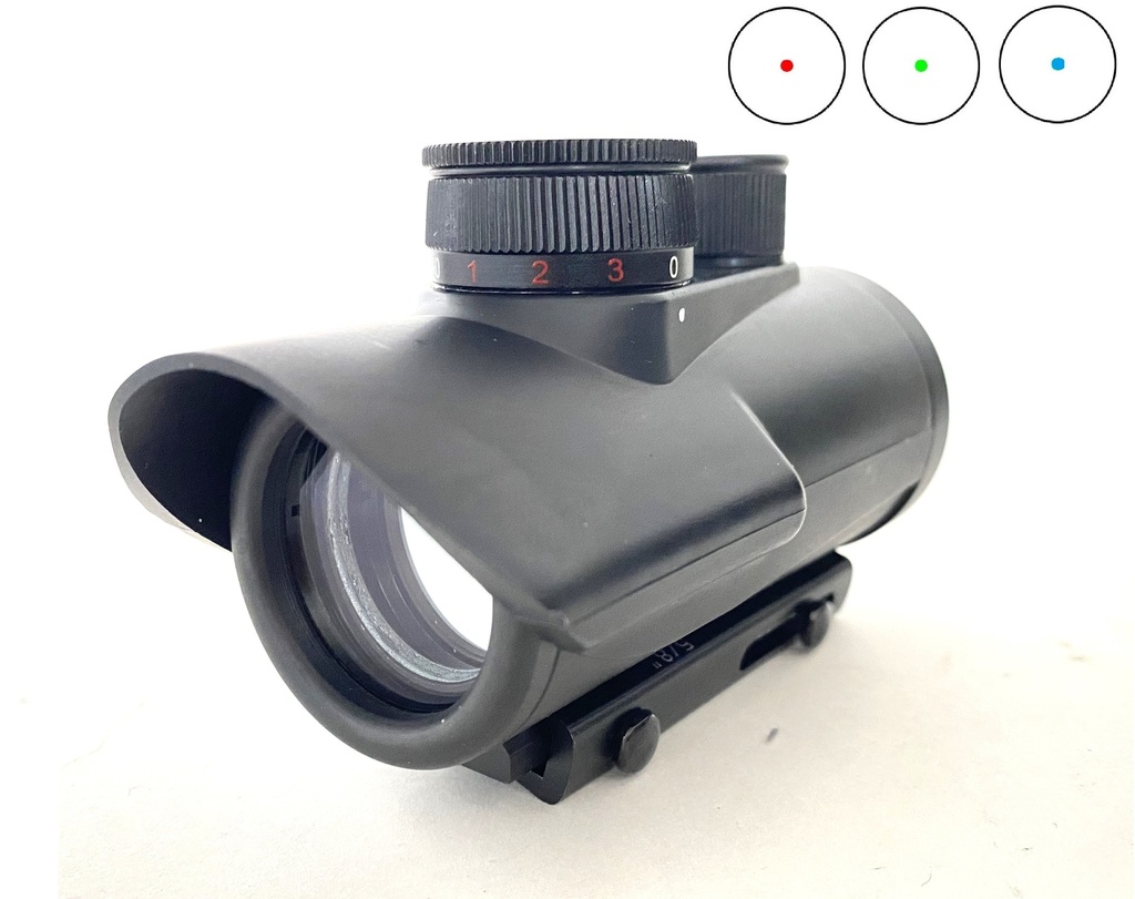 [TAC30MM] Tactical Ops Point rouge 30mm rouge/vert/bleu Noir 21/11mm