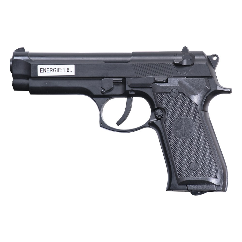 [TAC0013] Pistolet Co2 6mm M9 Noir Full-Metal Culasse Fixe 1.8J