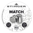 Stinger Plombs plats 4.5mm Pellet 0.50g (x500)