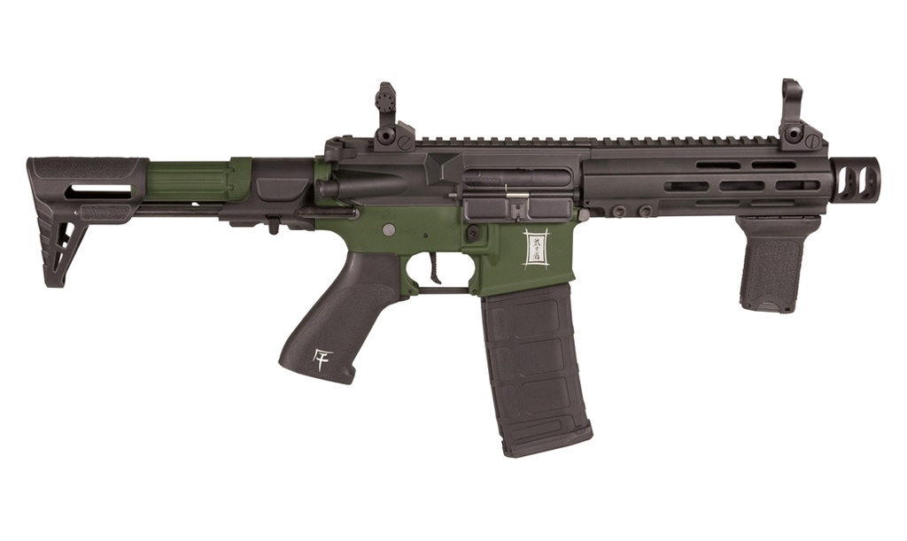 [SGM4M003O] Saigo M4 Full Metal Bushido REI Full Metal Vert OD AEG 1J