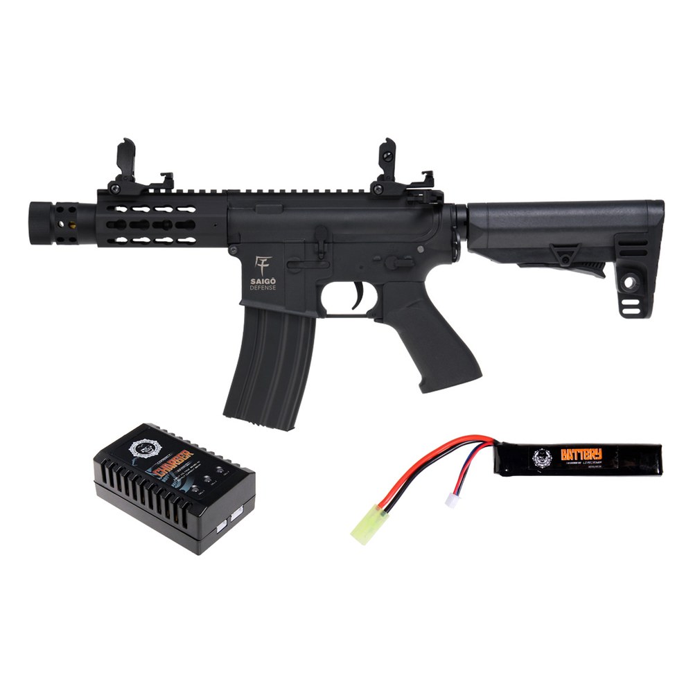 [SGM4002B-C] Saigo M4 Kenji Court Noir AEG 1J Pack Complet 11.1V