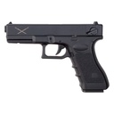 Saigo Pistolet Yakuza MK2 AEP Full-Auto LiPo Noir 0.4J