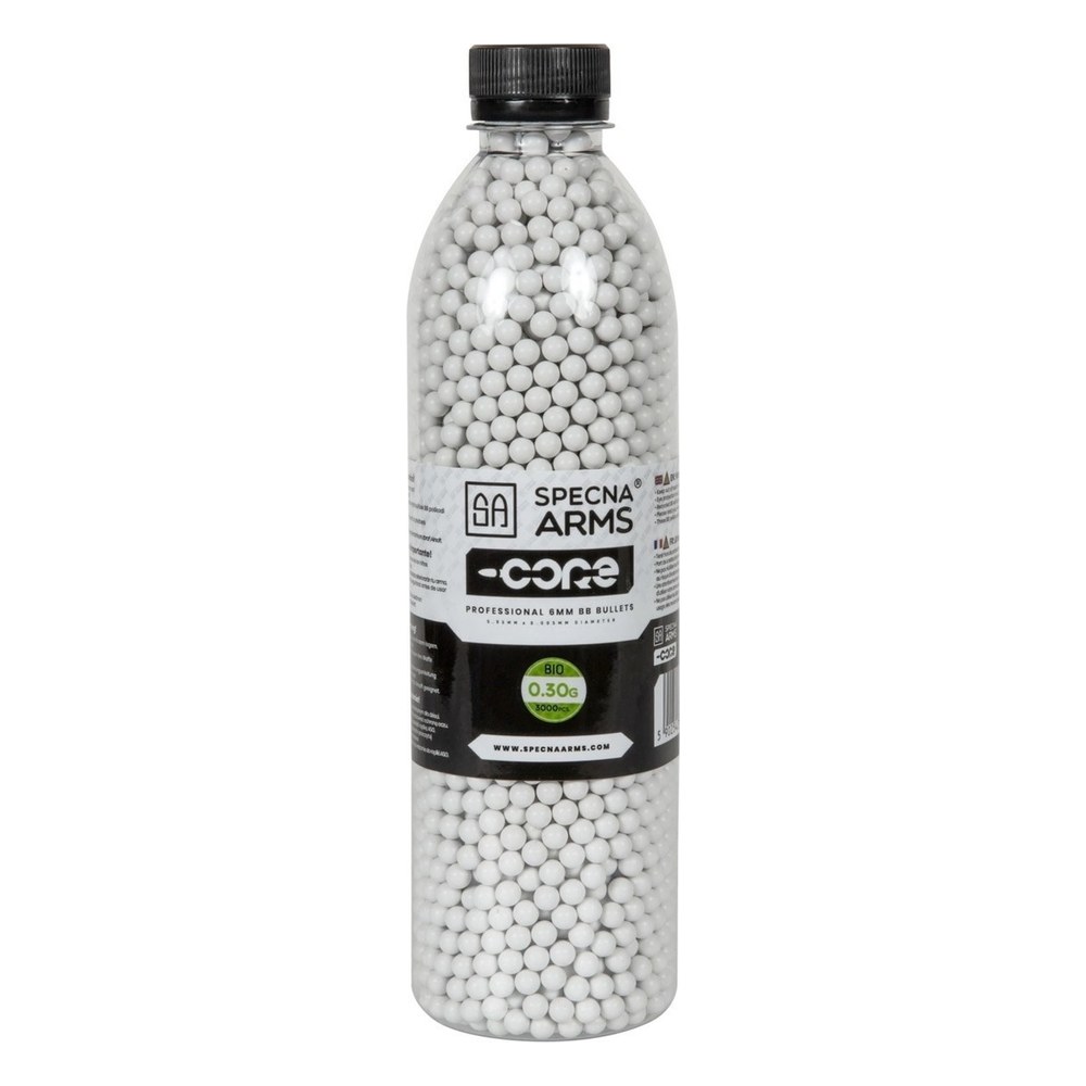 [SA-BB-030-BIO-BT] Specna Arms Billes BIO Core 0.30g (x3000) en bouteille