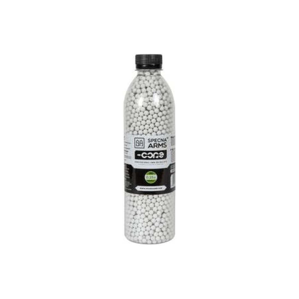 [SA-BB-025-BIO-BT] Specna Arms Billes BIO Core 0.25g (x3000) en bouteille