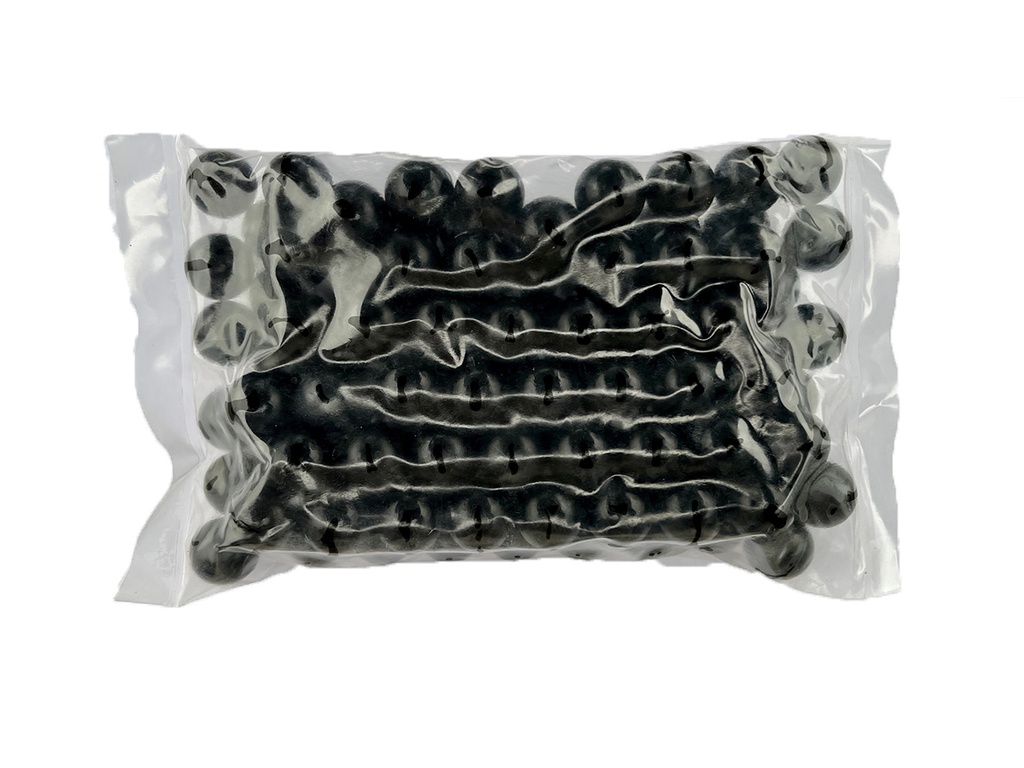 [RB-1] Sachet de 100 balles caoutchouc lubrifiées Cal. .68
