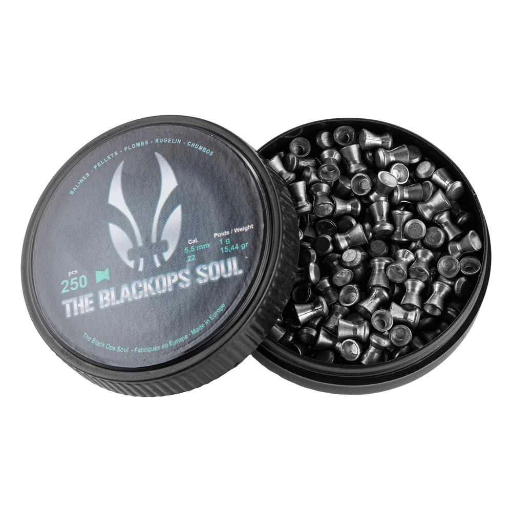 [PB303] BLACKOPS Plombs plats 5.5mm(.177) (x250)