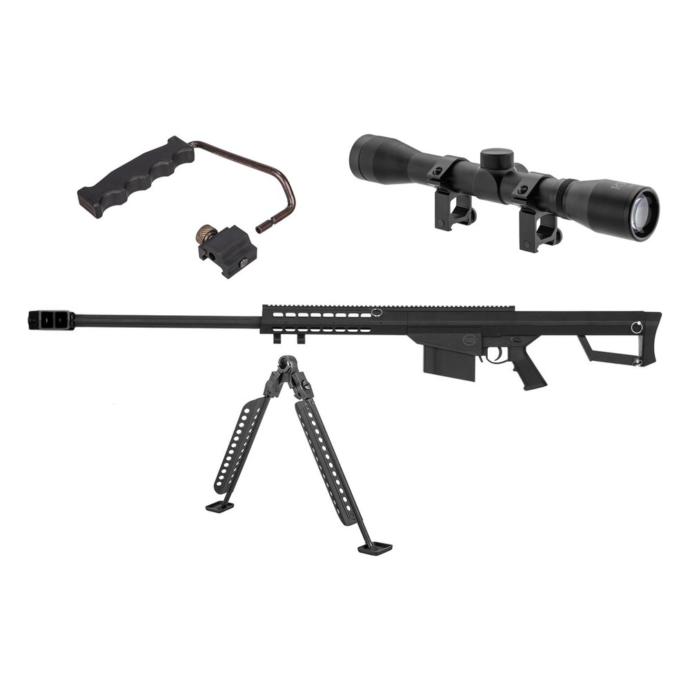 [PACKLT-20B-1] Pack Lancer Tactical LT-20B Sniper M82 Noir (poignée+bipied+scope)