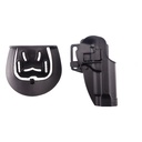 Holster rigide droitier pour M9 à rétention active Noir