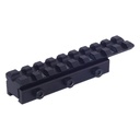 UTG Rail adaptateur 11mm vers 21mm Dovetail to Picatinny 9 SLOTS