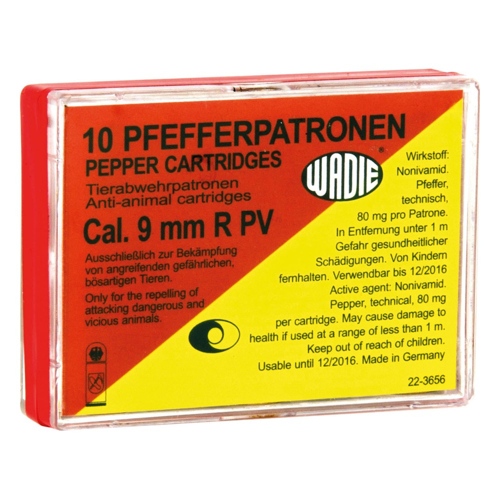 [MD223] Wadie Cartouche 9mm R.K. Gaz CS (x10)