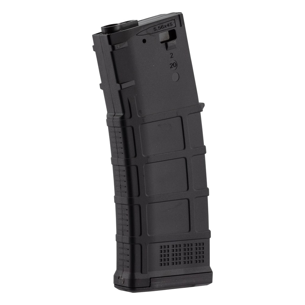 [MAG-MS-BK-5P] D-DAY Pack 5 Chargeurs M4/M16 6mm Mid-Cap 30-130 BBs AEG Noir