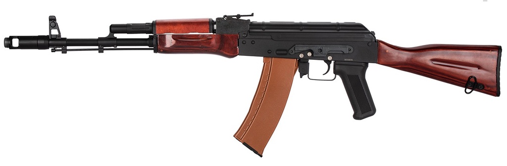[LE1060] DOUBLE BELL AK-74 Acier/Bois 6mm AEG 1J