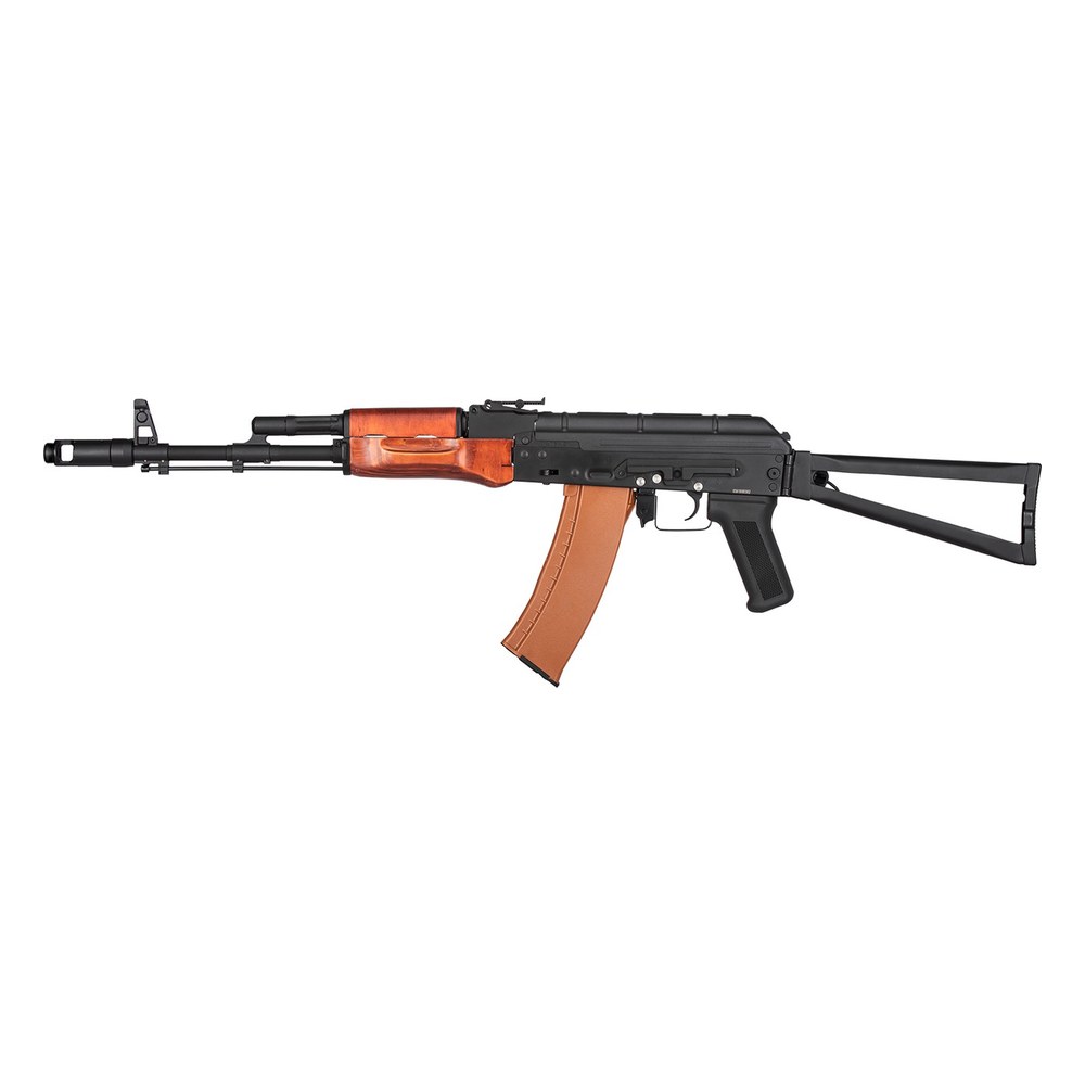 [LE1058] DOUBLE BELL AKS74N Acier/Bois 6mm AEG 1J