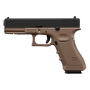 KJ Works Pistolet KP-17 Gaz BlowBack Full Metal Tan 0.8J