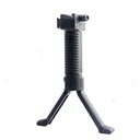Guerilla Tactical Bipod with R.I.S. Grip, Black, with side rail