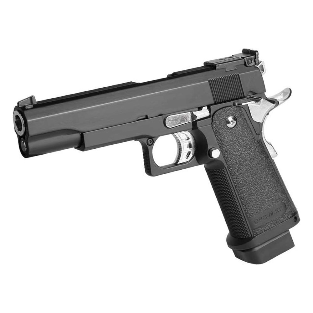 [GEHI51TBK] Golden Eagle Pistolet Hi-Capa 5.1 Tactical GBB Full Metal Noir 0.8J
