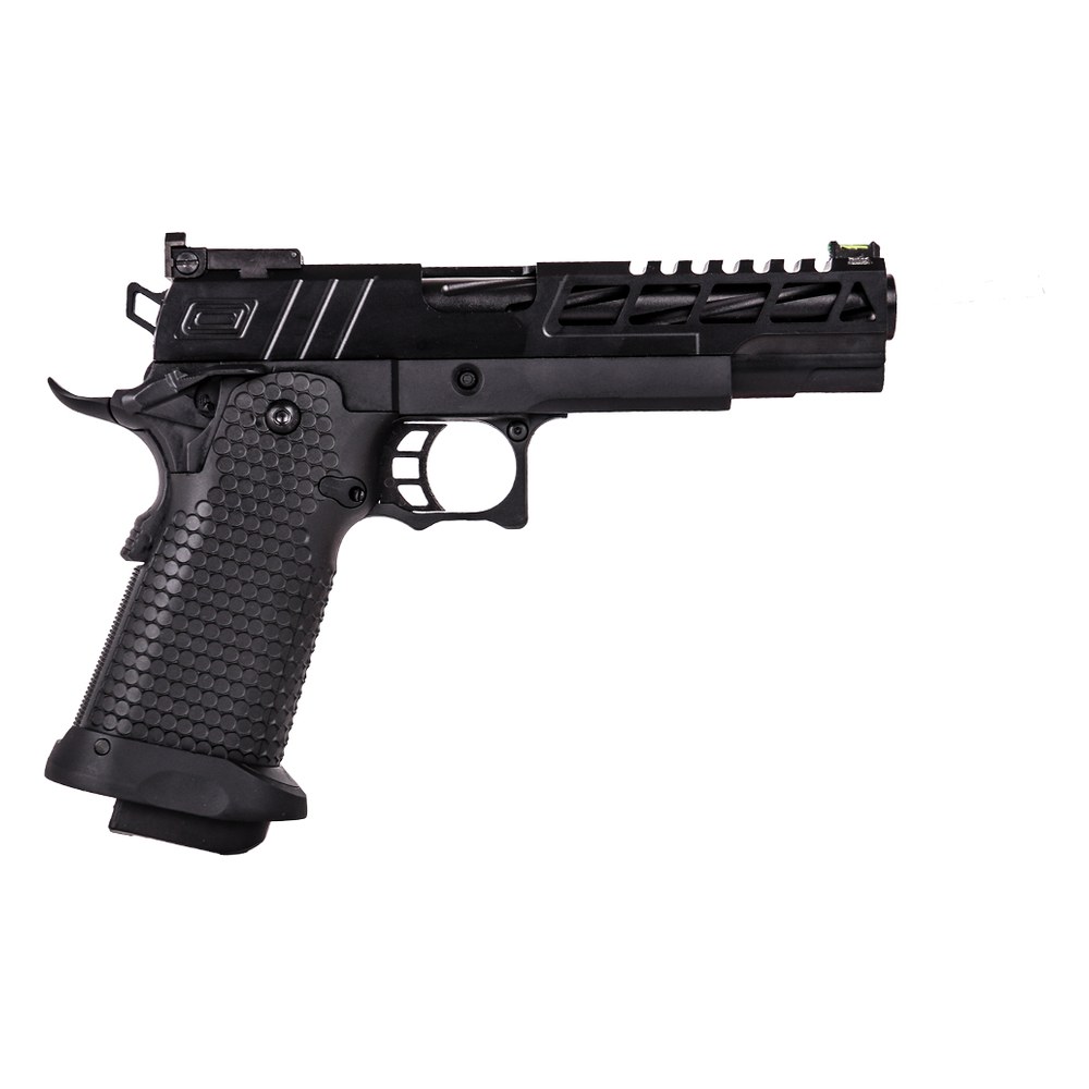 Golden Eagle Pistolet Hi-Capa 5.1 GBB Full Metal Noir 0.8J+Mallette