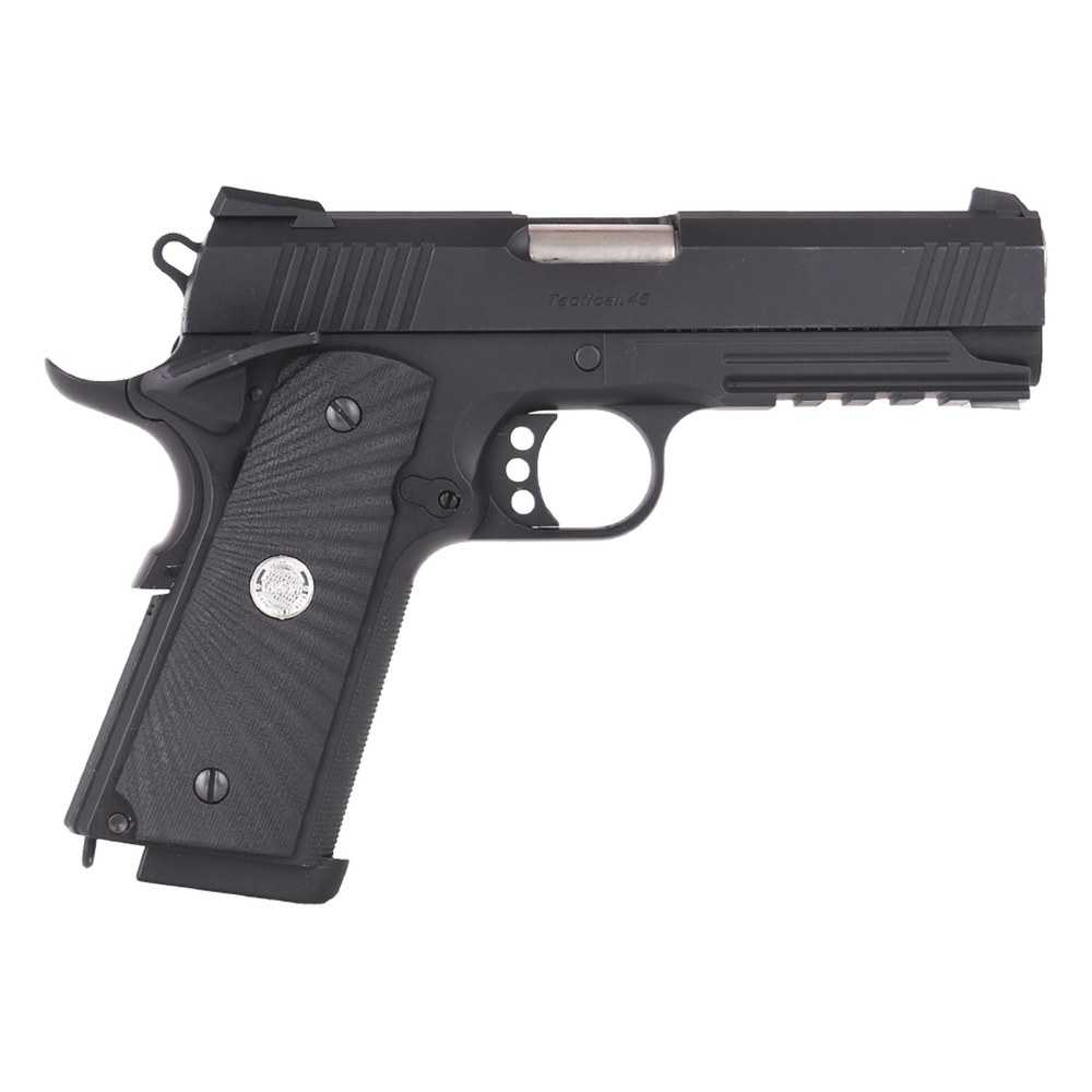[GE1911WTBK] Golden Eagle Pistolet 1911 Warrior Tactical GBB Full Metal Noir 0.8J