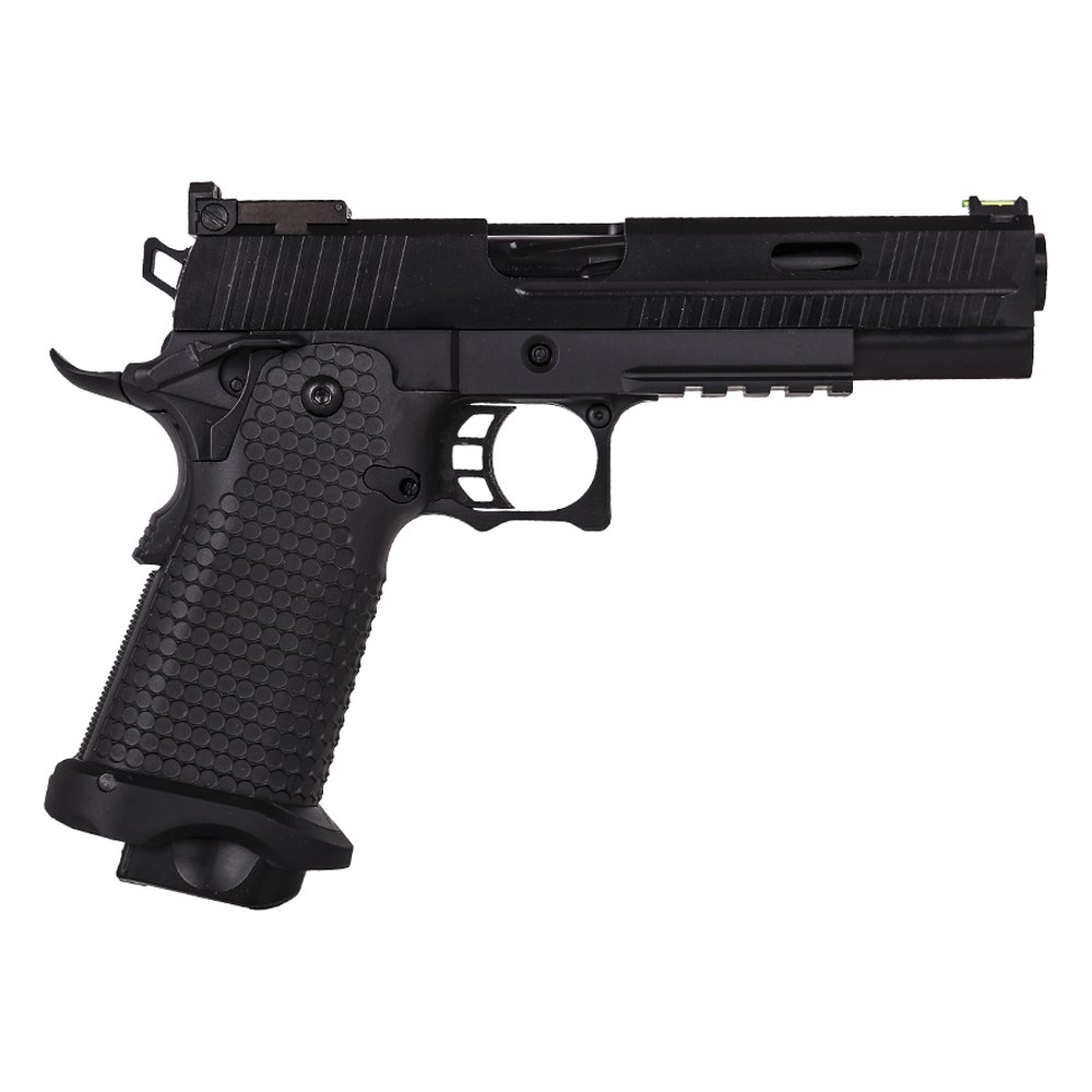 [GE1911TBK] Golden Eagle Pistolet 1911 Tactical GBB Full Metal Noir 0.8J