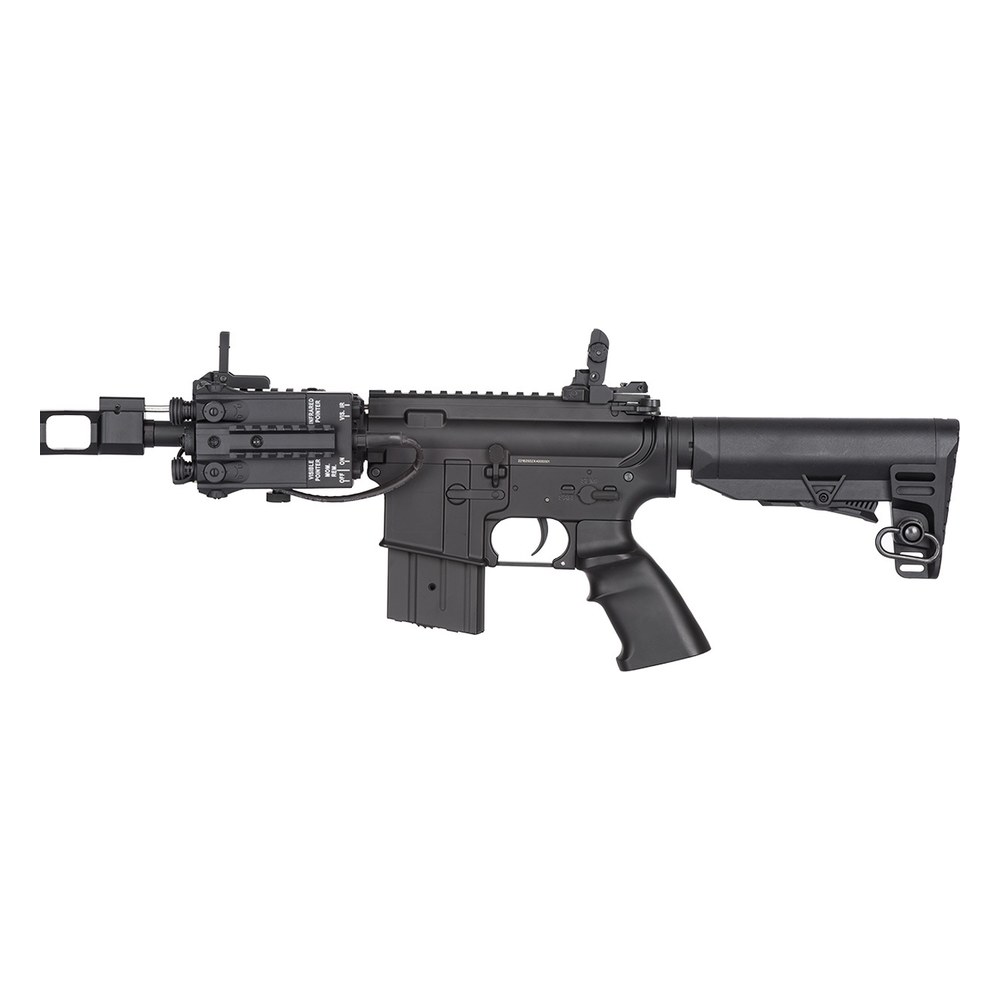 [GE00047] Golden Eagle Tanker PDW Full Metal/AMPEQ AEG 6mm 1J Pack Complet