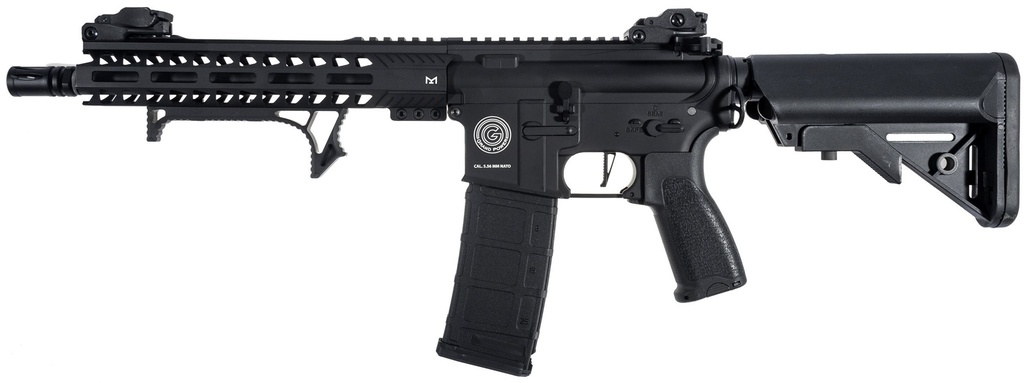 [DA-GP-A14] Grand Power M4 AR15 Full Metal 10'' M-LOK Noir Alpha AEG 1.2J Pack Co