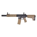 Delta Armory M4 SilentOps 9 Noir / Tan Charlie AEG 1J Pack complet