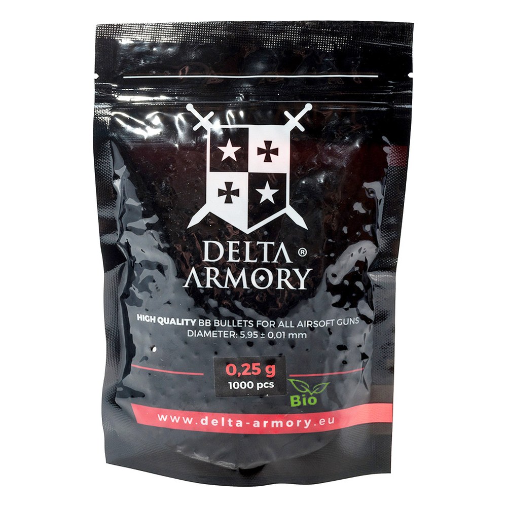 [DA-BB-025-1000-BIO] Delta Armory Billes BIO 0.25g en sachet 1000bbs