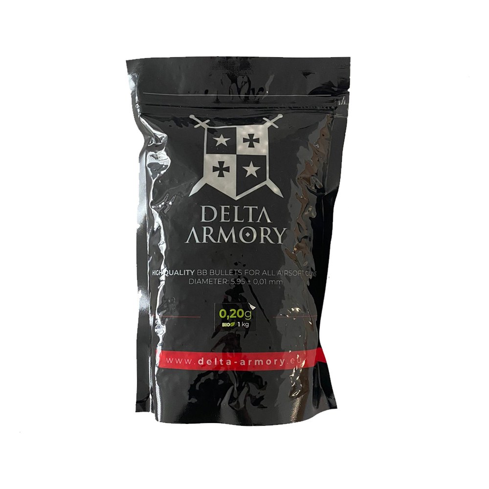 [DA-BB-020-BIO] Delta Armory Billes BIO 0.20g (x5000) en sachet (1kg)