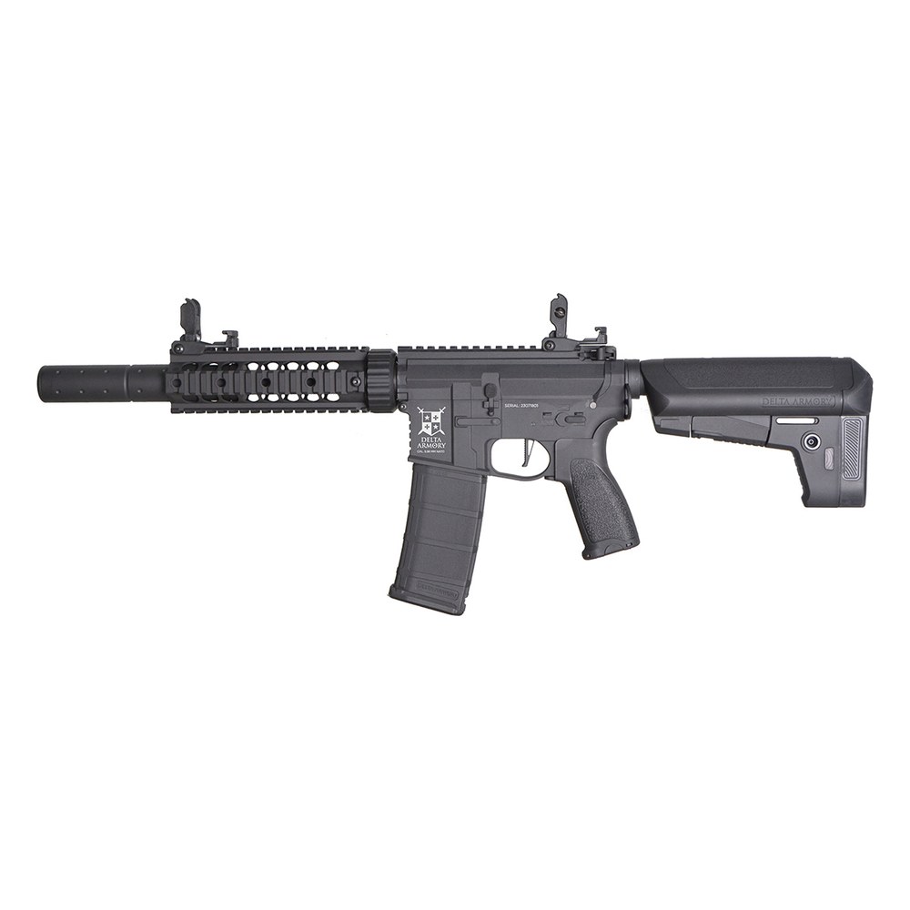 [DA-B07] Delta Armory M4 SilentOps 7 Noir Bravo AEG 1.2J Pack complet