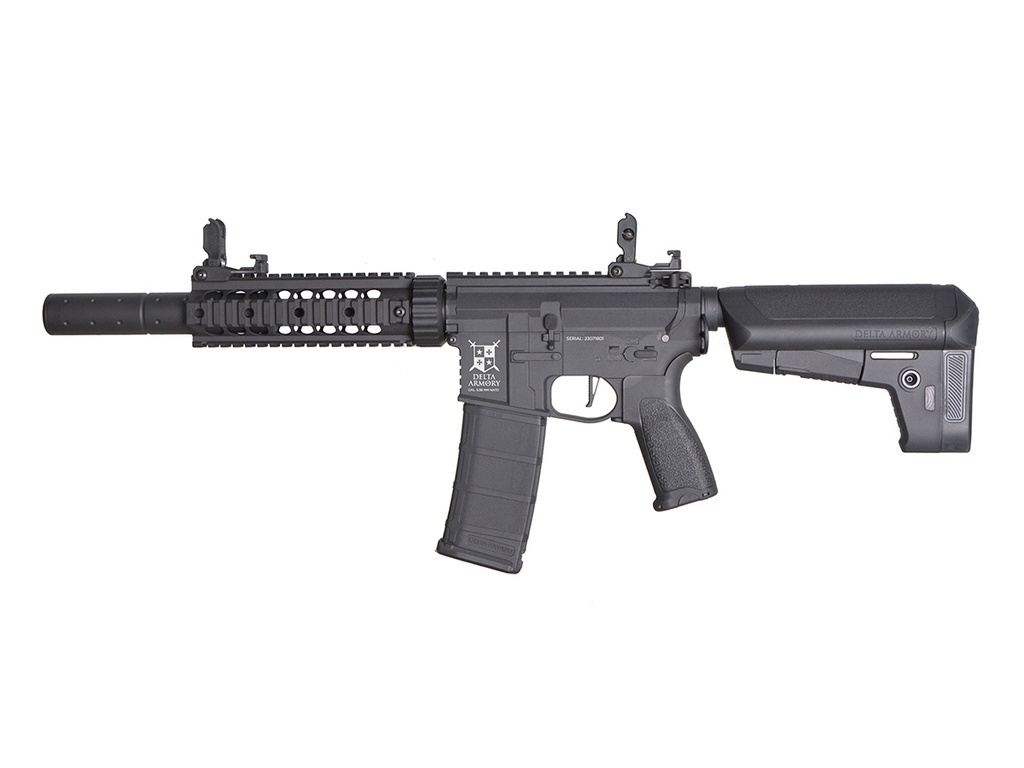 [DA-B07] Delta Armory M4 SilentOps 7 Noir Bravo AEG 1.2J Pack complet