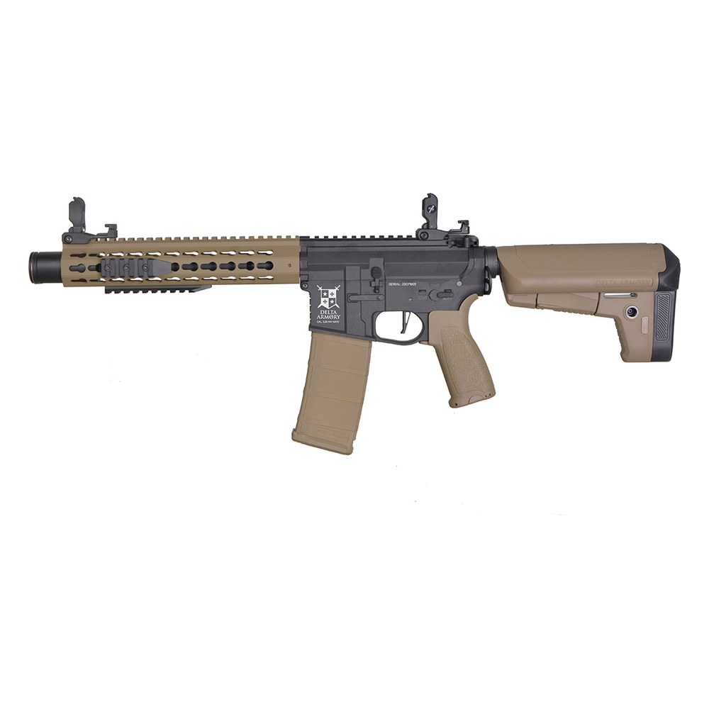 [DA-B06-HT] Delta Armory M4 KeyMod 10 Noir / Tan Bravo AEG 1.2J Pack complet