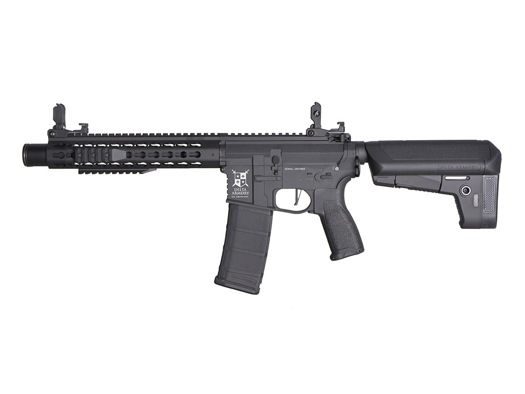 Delta Armory M4 KeyMod 10 Noir Bravo AEG 1.2J Pack complet