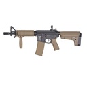 Delta Armory M4 CQB-R Noir / Tan Bravo AEG 1.2J Pack complet